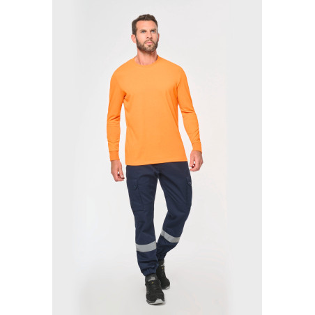 Pantalon cargo unisexe avec bas élastiqué et bande réfléchissante Personnalisable | BCM Goodies - 2