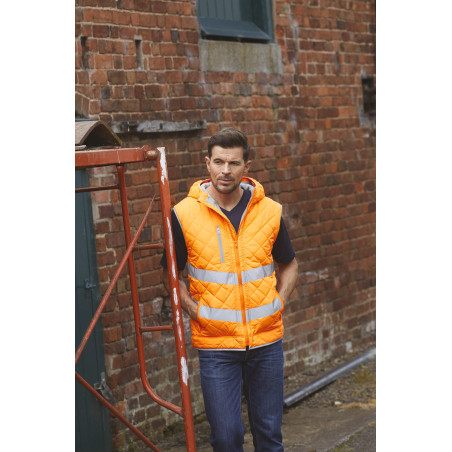 Bodywarmer haute visibilité Kensington Personnalisable | BCM Goodies - 1