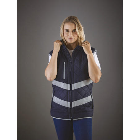Bodywarmer haute visibilité Kensington Personnalisable | BCM Goodies - 2