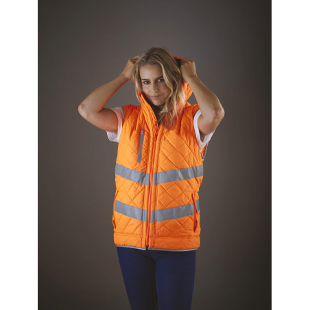 Bodywarmer haute visibilité Kensington Personnalisable | BCM Goodies - 3