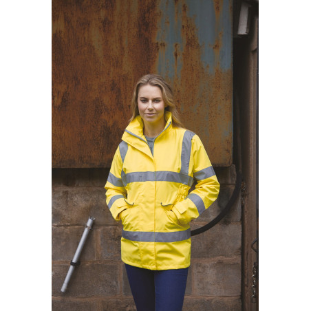 Veste haute visibilité Management femme Personnalisable | BCM Goodies - 1