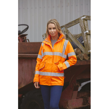 Veste haute visibilité Management femme Personnalisable | BCM Goodies - 2
