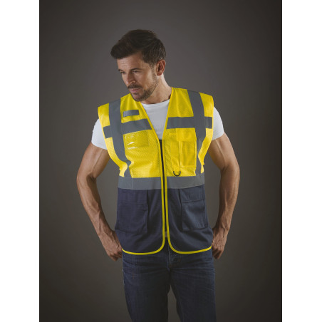Gilet haute visibilité Top Cool Management Personnalisable | BCM Goodies - 2