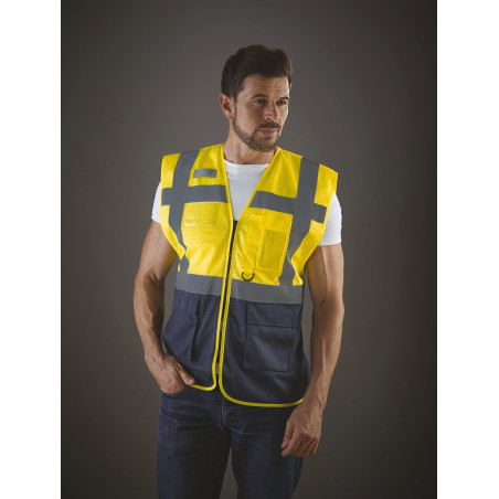 Gilet haute visibilité Top Cool Management Personnalisable | BCM Goodies - 3