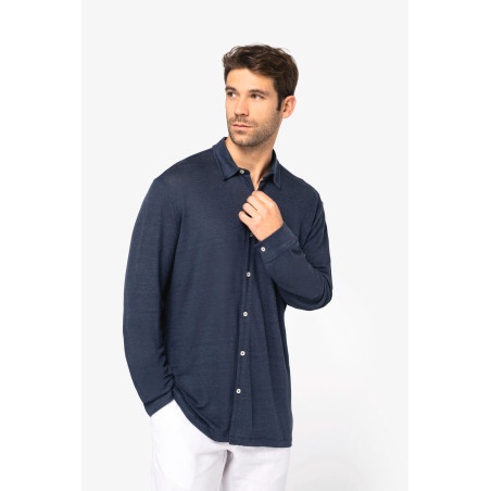 Chemise en lin homme Personnalisable | BCM Goodies - 2