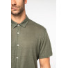 Chemise à manches courtes en lin homme Personnalisable | BCM Goodies - 3