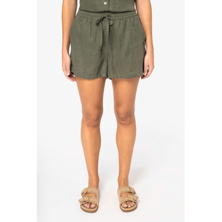 Short en lin femme Personnalisable | BCM Goodies - 4