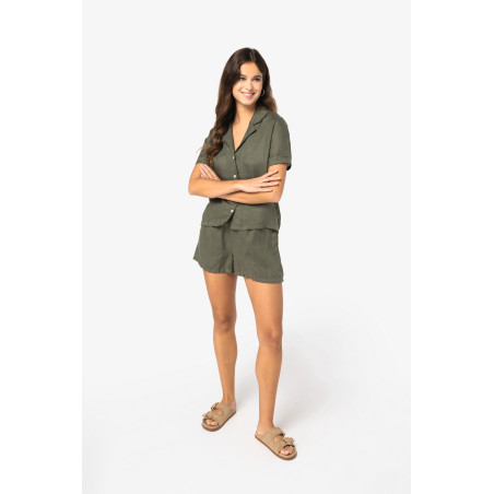 Short en lin femme Personnalisable | BCM Goodies - 2