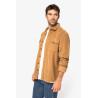 Surchemise écoresponsable délavée en velours côtelé homme Personnalisable | BCM Goodies - 2