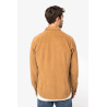 Surchemise écoresponsable délavée en velours côtelé homme Personnalisable | BCM Goodies - 3