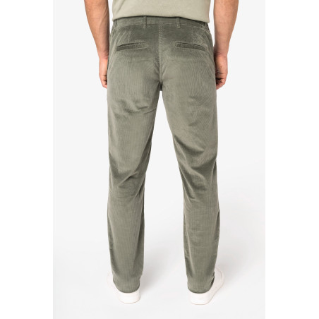Pantalon écoresponsable en velours côtelé homme Personnalisable | BCM Goodies - 2