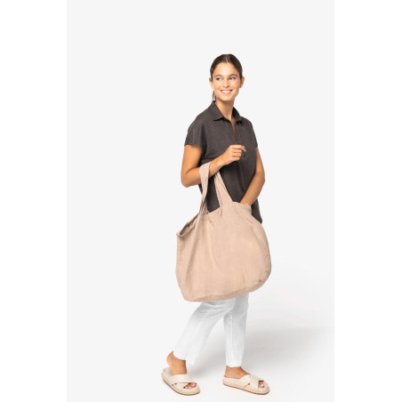 Sac shopping en lin Personnalisable | BCM Goodies - 1