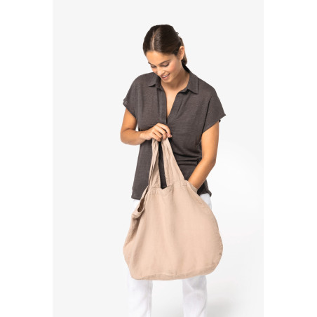 Sac shopping en lin Personnalisable | BCM Goodies - 2