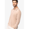 Polo manches longues en lin homme Personnalisable | BCM Goodies - 2