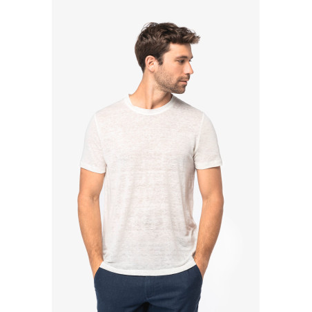 T-shirt en lin homme Personnalisable | BCM Goodies - 4