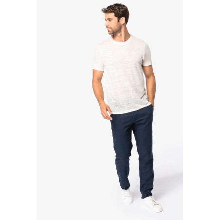 T-shirt en lin homme Personnalisable | BCM Goodies - 1