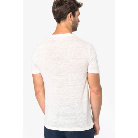 T-shirt en lin homme Personnalisable | BCM Goodies - 3