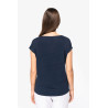 T-shirt col V en lin femme Personnalisable | BCM Goodies - 3