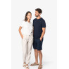 T-shirt écoresponsable en coton bio et lin unisexe Personnalisable | BCM Goodies - 1