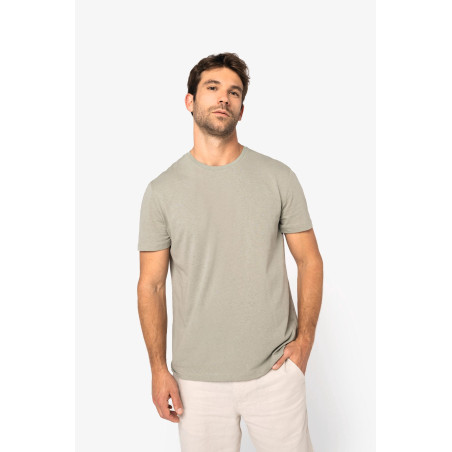T-shirt écoresponsable en coton bio et lin unisexe Personnalisable | BCM Goodies - 2