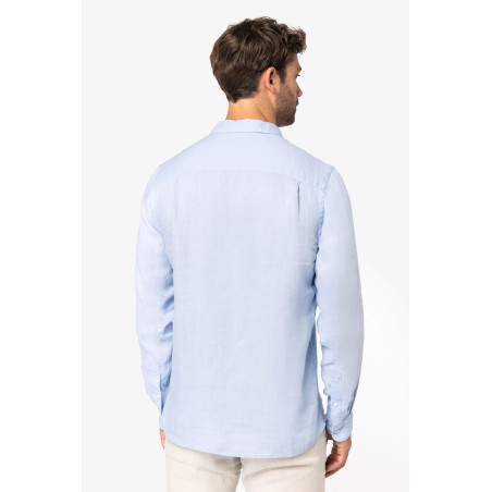 Chemise en lin homme Personnalisable | BCM Goodies - 3