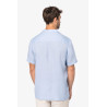 Chemise à col bowling en lin homme Personnalisable | BCM Goodies - 2
