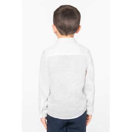 Chemise en lin enfant Personnalisable | BCM Goodies - 3