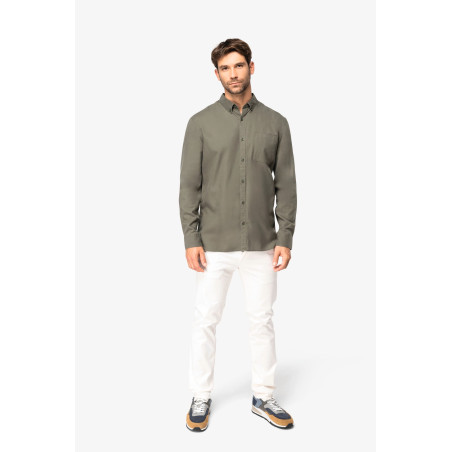 Chemise écoresponsable en lyocell homme Personnalisable | BCM Goodies - 1