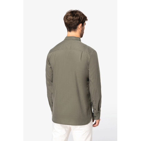 Chemise écoresponsable en lyocell homme Personnalisable | BCM Goodies - 2