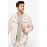 Surchemise délavée en lin homme Personnalisable | BCM Goodies - 2