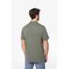 Chemise écoresponsable délavée en jersey manches courtes à col bowling homme Personnalisable | BCM Goodies - 2