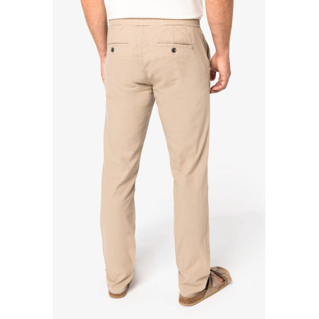 Pantalon écoresponsable en lin et coton bio homme Personnalisable | BCM Goodies - 2