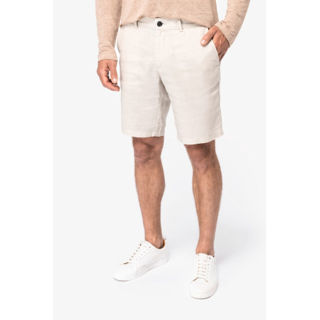 Bermuda en lin homme Personnalisable | BCM Goodies - 4