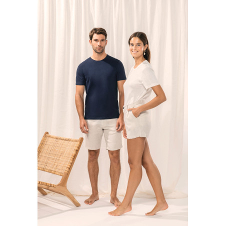 Bermuda en lin homme Personnalisable | BCM Goodies - 3