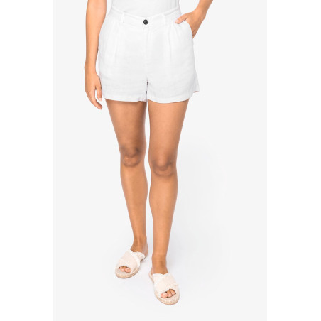 Short en lin femme Personnalisable | BCM Goodies - 4