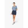 Short écoresponsable délavé en lyocell femme Personnalisable | BCM Goodies - 2