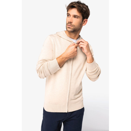 Pull écoresponsable à capuche en lyocell homme Personnalisable | BCM Goodies - 4