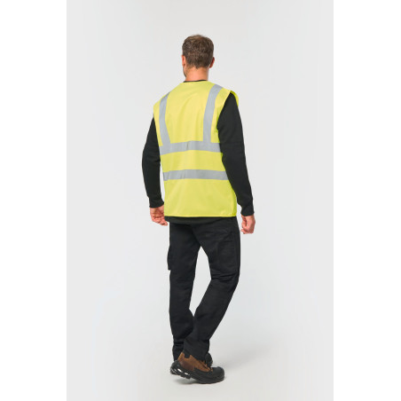 Gilet adulte haute visibilité unisexe Personnalisable | BCM Goodies - 2