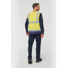 Gilet de sécurité haute visibilité recyclé avec zip unisexe Personnalisable | BCM Goodies - 2