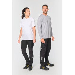 Pantalon stretch recyclé multipoches unisexe Personnalisable | BCM Goodies - 4