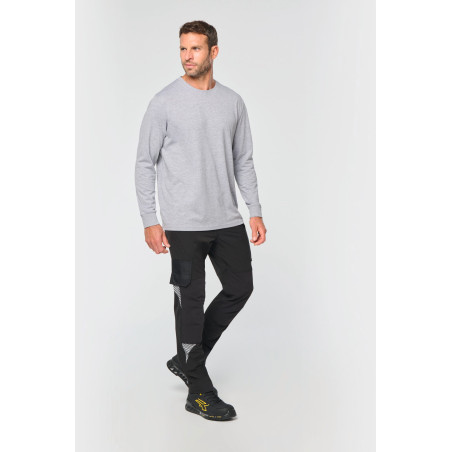 Pantalon stretch recyclé multipoches unisexe Personnalisable | BCM Goodies - 1