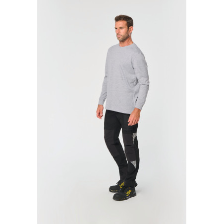 Pantalon léger stretch recyclé multipoches unisexe Personnalisable | BCM Goodies - 4