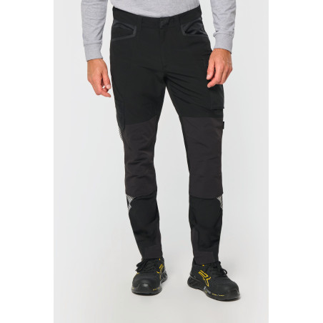 Pantalon léger stretch recyclé multipoches unisexe Personnalisable | BCM Goodies - 1
