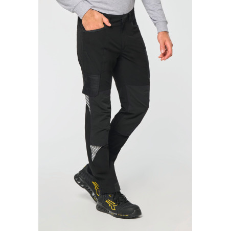 Pantalon léger stretch recyclé multipoches unisexe Personnalisable | BCM Goodies - 2