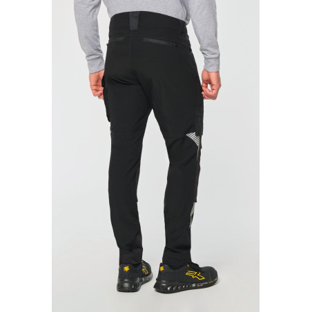 Pantalon léger stretch recyclé multipoches unisexe Personnalisable | BCM Goodies - 3
