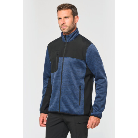 Veste recyclée en polytricot homme Personnalisable | BCM Goodies - 4