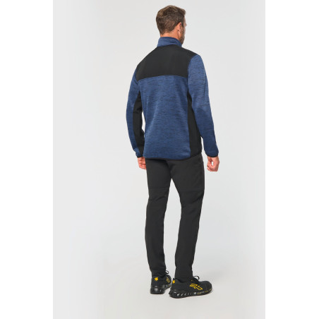 Veste recyclée en polytricot homme Personnalisable | BCM Goodies - 1