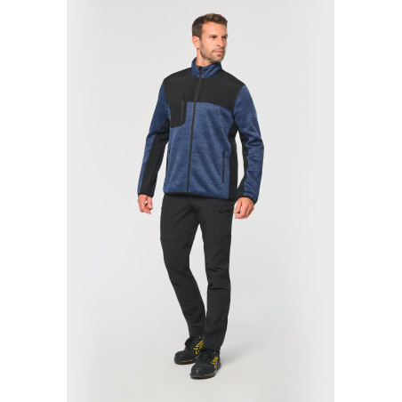Veste recyclée en polytricot homme Personnalisable | BCM Goodies - 3