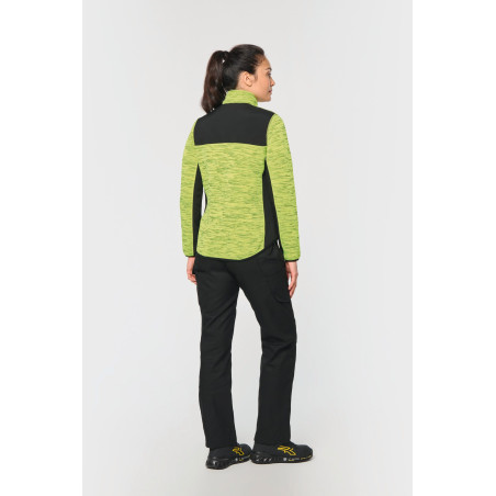 Veste recyclée en polytricot femme Personnalisable | BCM Goodies - 3