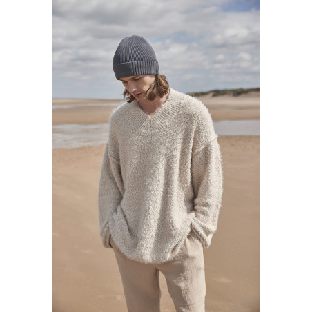 Bonnet en coton biologique avec patch technique Personnalisable | BCM Goodies - 1
